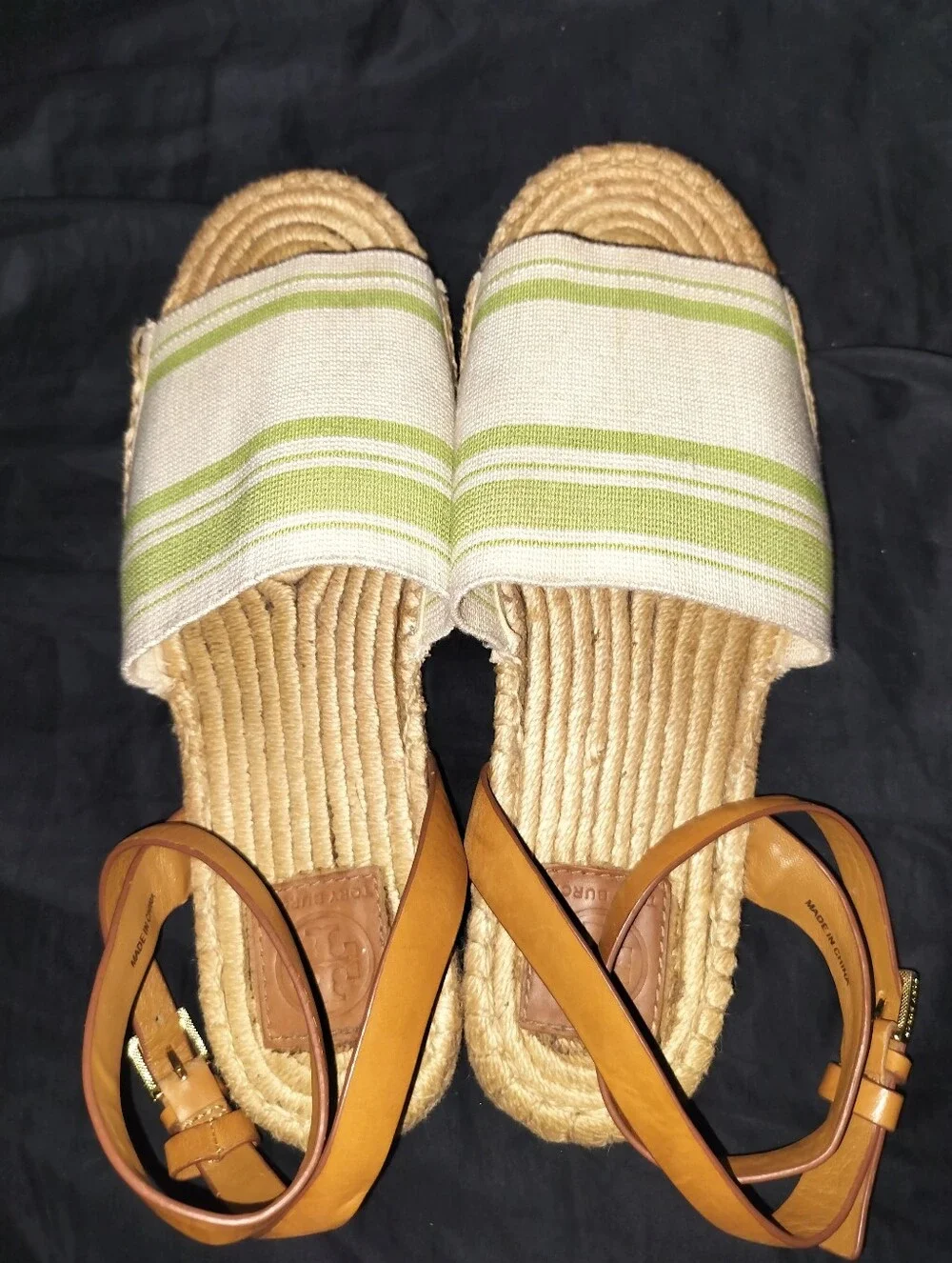 Tory Burch canvas upper